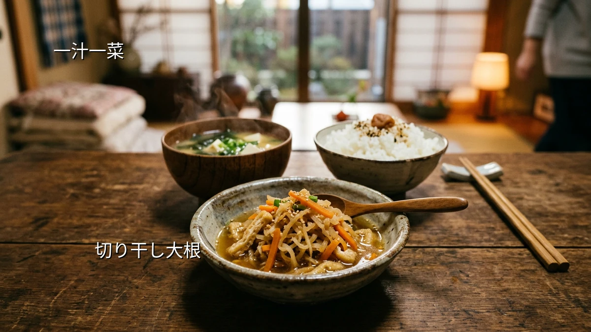 夕方の調理時間を減らしたい人向けの一汁一菜に合う切り干し大根